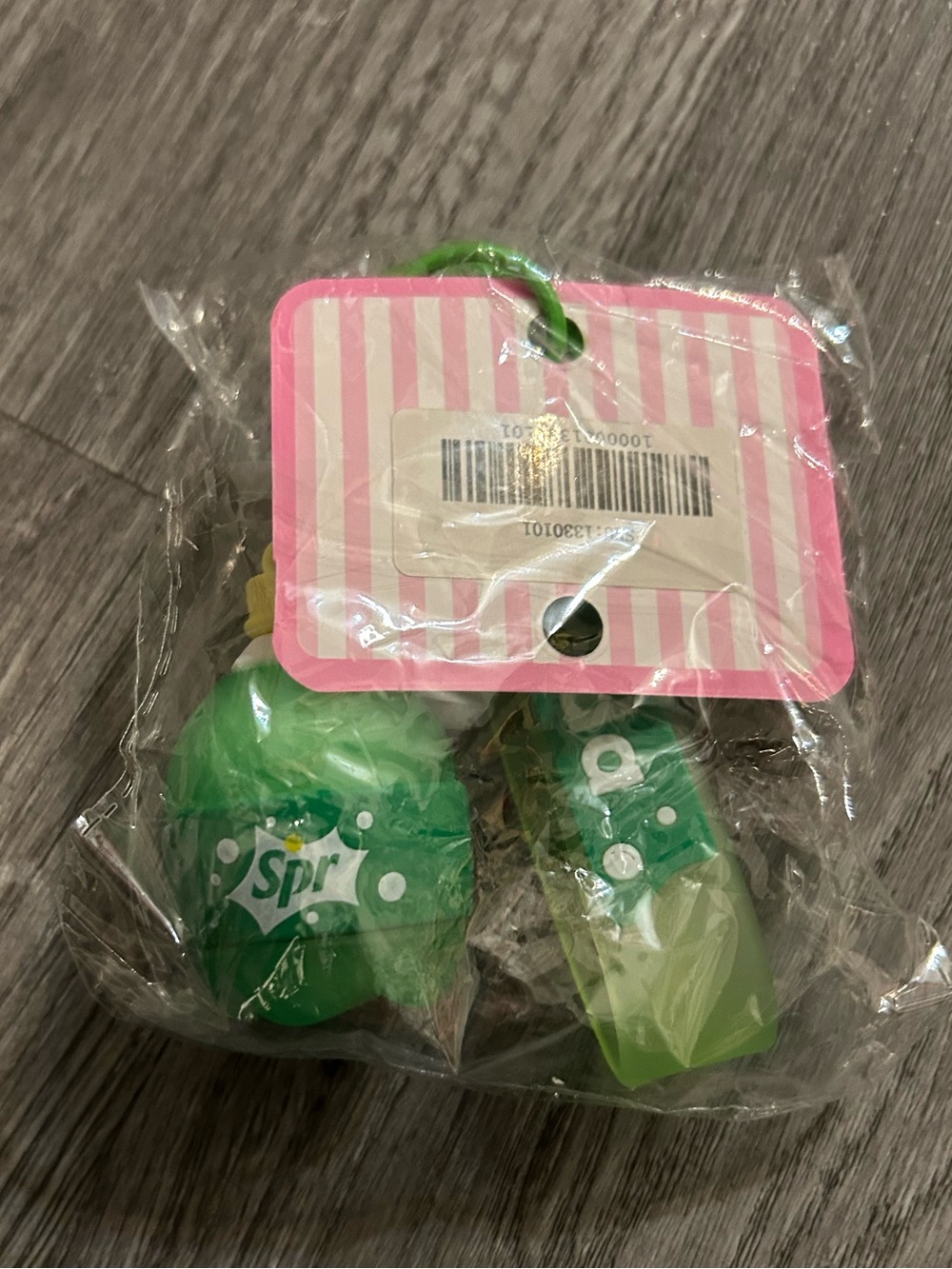 2/$6 NWT Sprite Green Soda Bottle Keychain Set - Kids Accessories